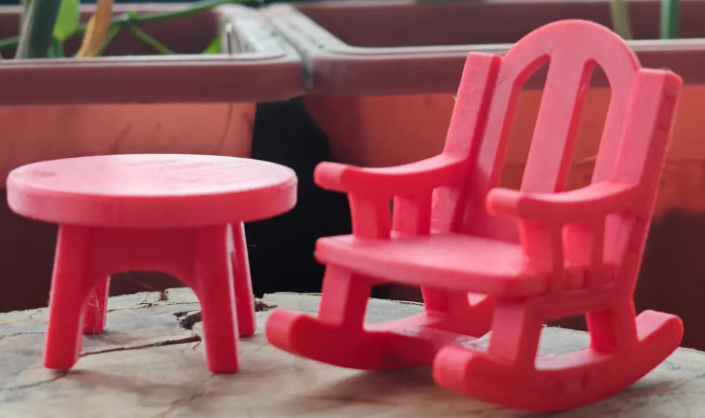 Miniature Landscape—Table and Chair Combination