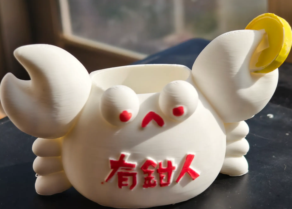 There are people with claws, rich people with small crab pen holders
