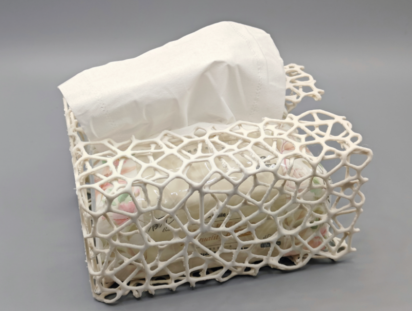 Hollow tissue box