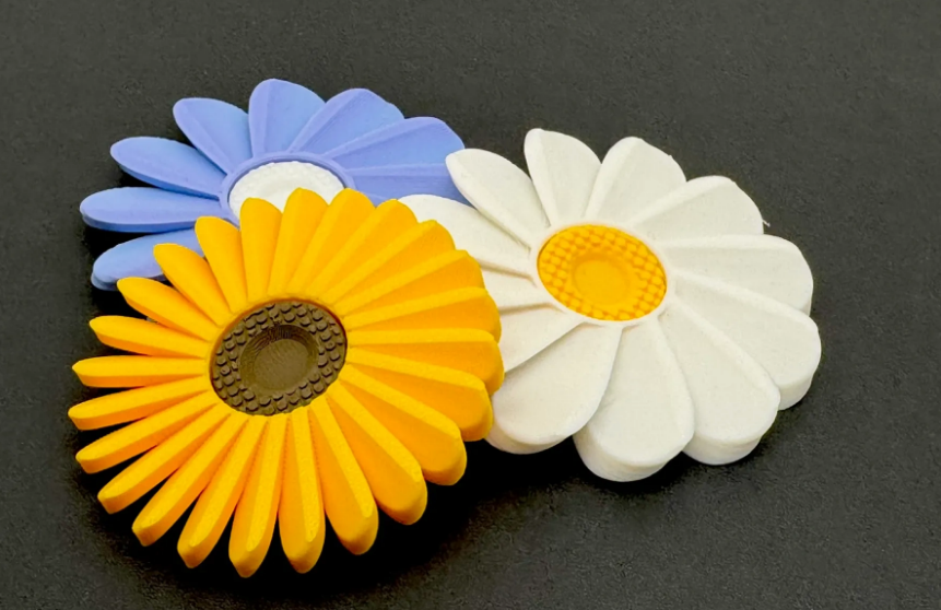 Spring Flower Decompression Spinning Top