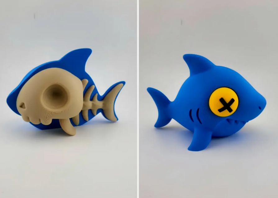 Cute little shark skull printable