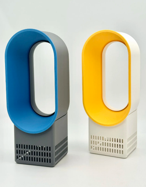 Desktop bladeless fan