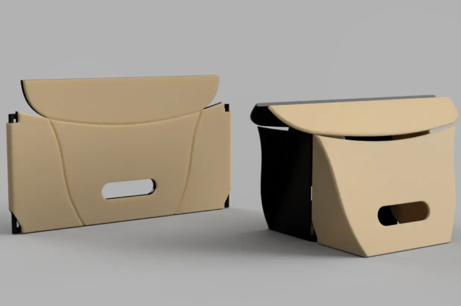 Foldable flat chair