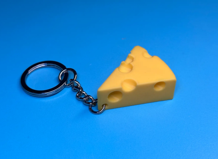 Cheese key pendant