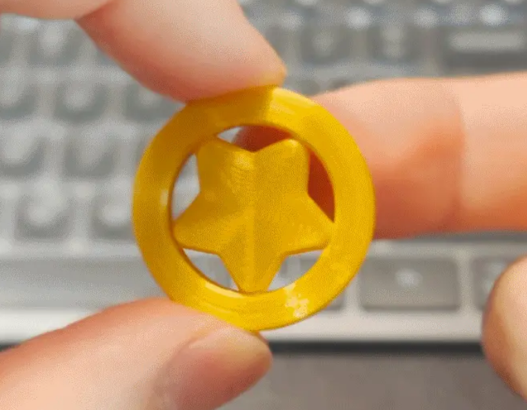 Rotating Star Gold Coins