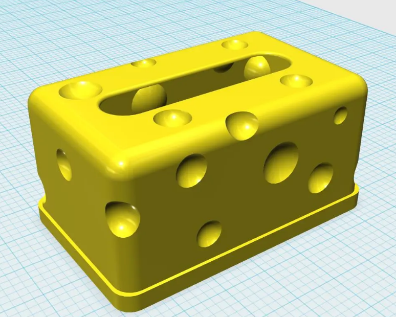 Cheese tissue box
