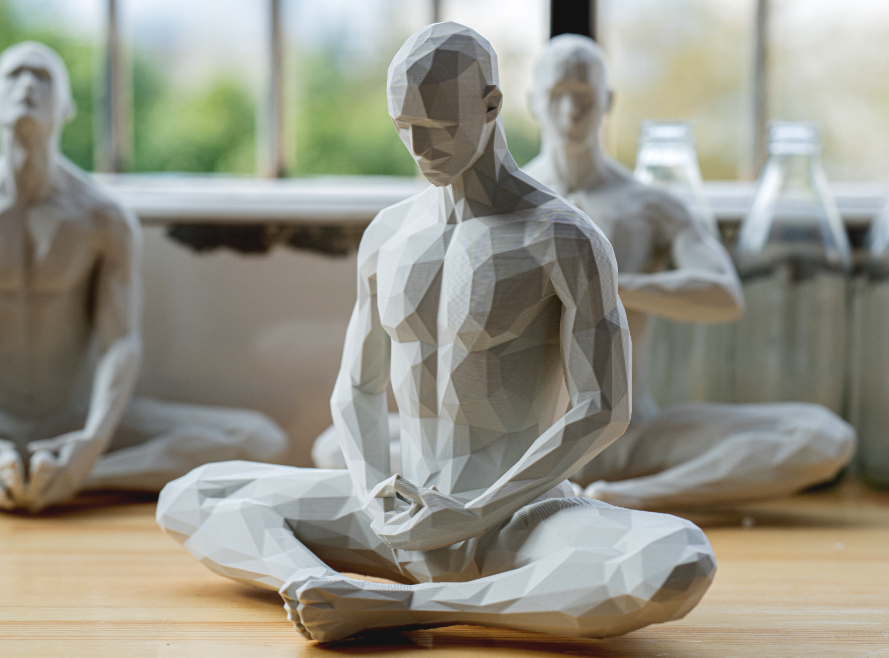 Meditating Man Series