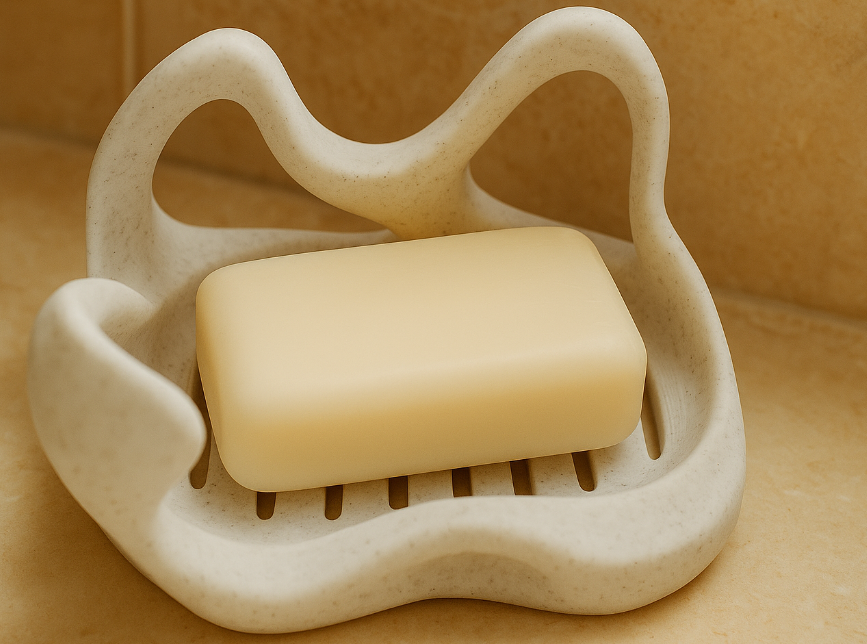 Modern soap dish