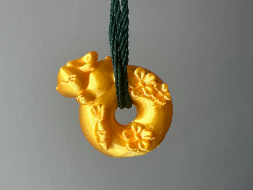 Peace buckle pendant