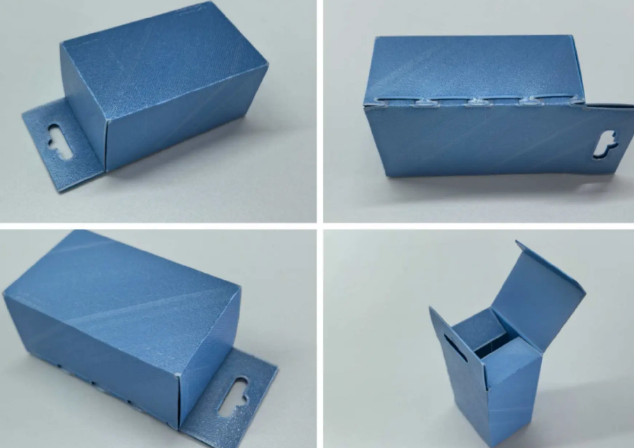 Hanging single socket buckle bottom box storage box