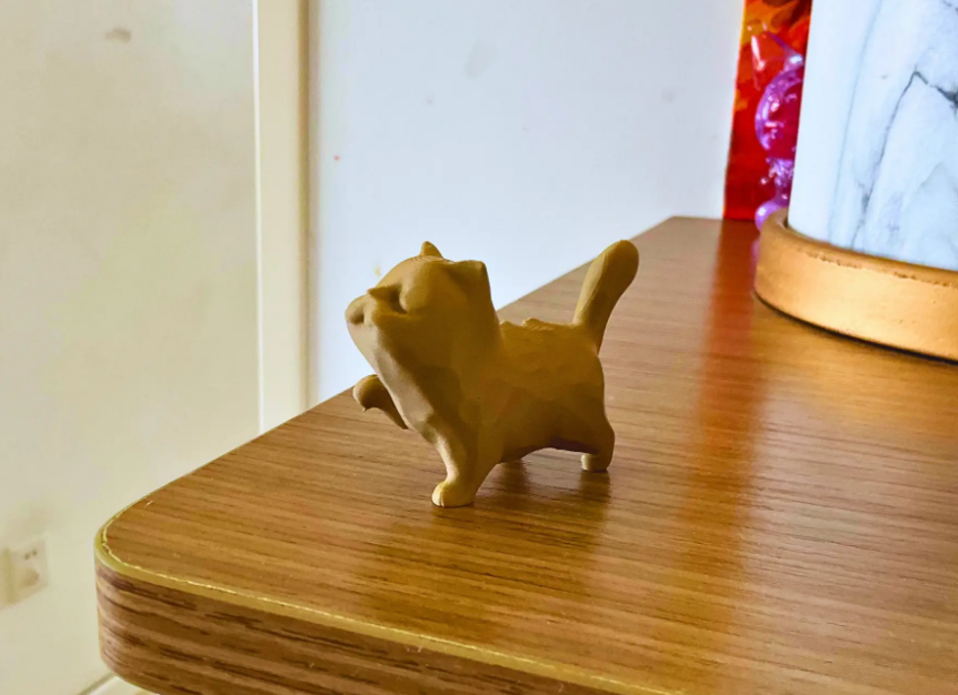 Cute cat wood carvings