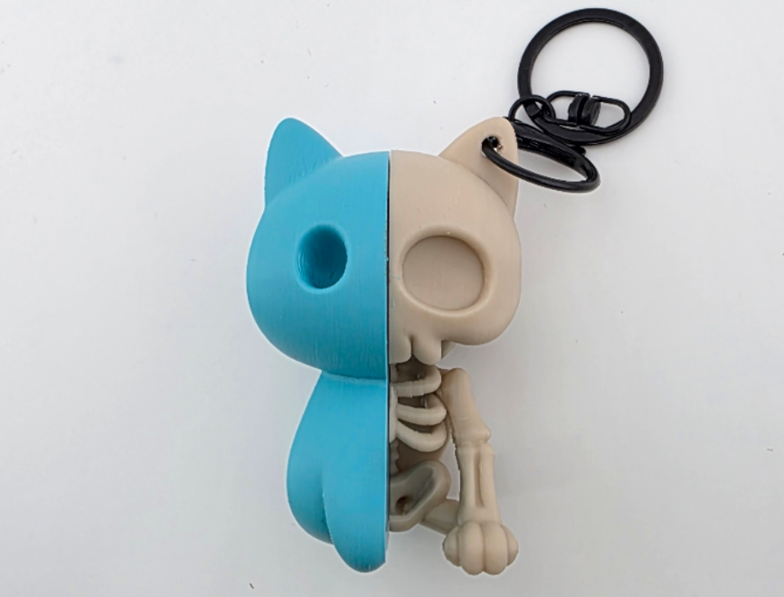 Kawaii Cat Skeleton