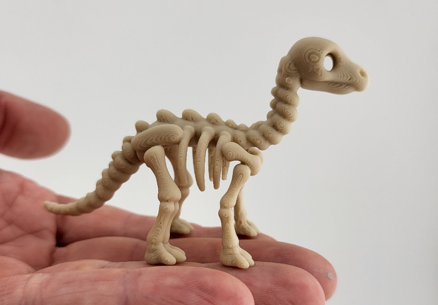 Dinosaur Skeleton Keychain Prehistoric Toy Animal