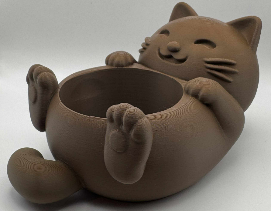 Cat Bowl – Fat Cat Statue with Belly Bowl
