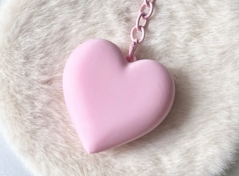 Heart keychain