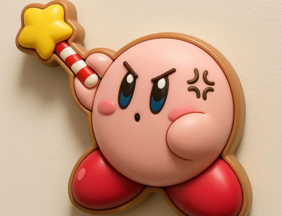 Kirby Fridge Magnet