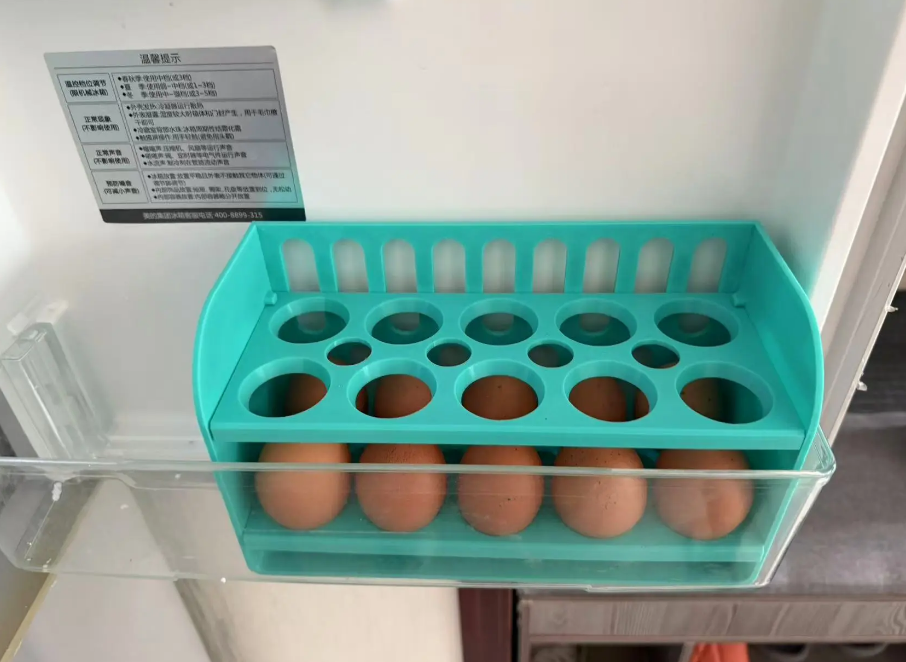 Egg rack egg storage
