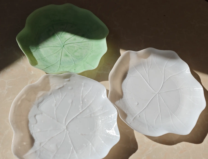 Lotus leaf plate-bone plate-snack plate