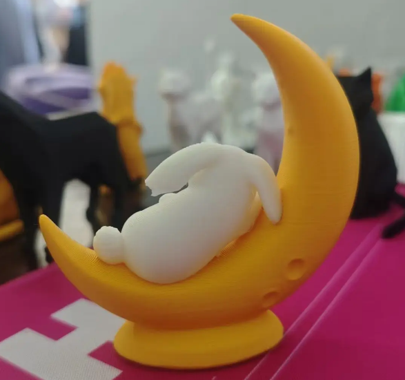 Mid-Autumn Festival Jade Rabbit Taking a Nap