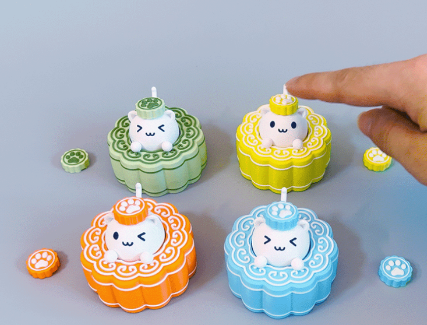 Mid-Autumn Festival Mooncake Cat Gift Box