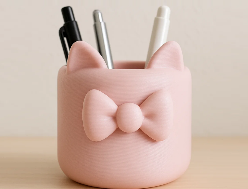 Bow Cat Ear Pen Holder