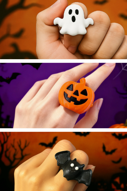 Halloween Ghost Ring (only 2g)