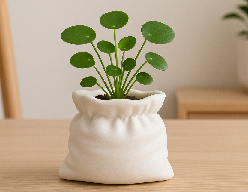Soft Bag Vase – 3D Printed Fabric Effect Bag