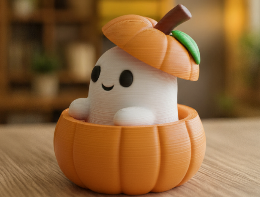 Cute Pumpkin Ghost
