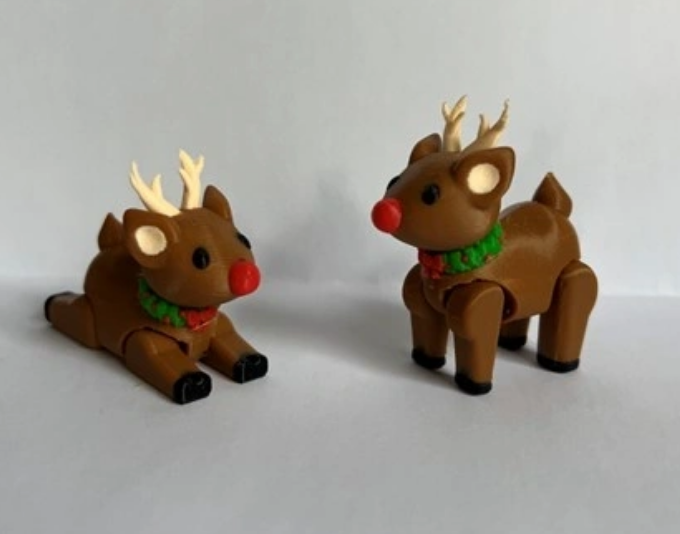 Articulated Christmas Reindeer