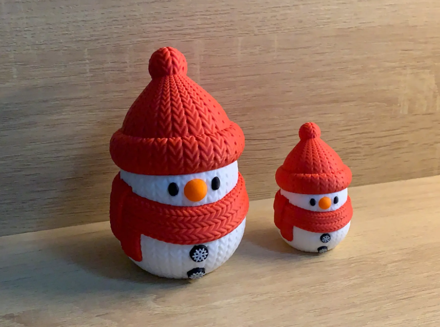 Christmas Snowman Knitwear Disassembled Version