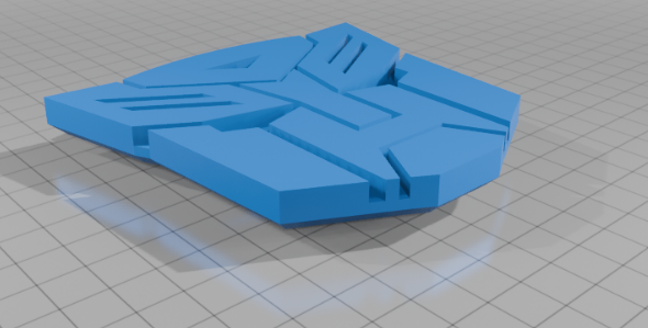 Mercedes Sprinter Autobots back badge