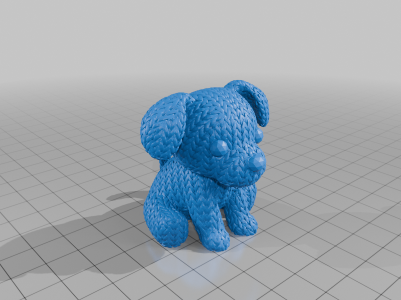 Knitted Dog