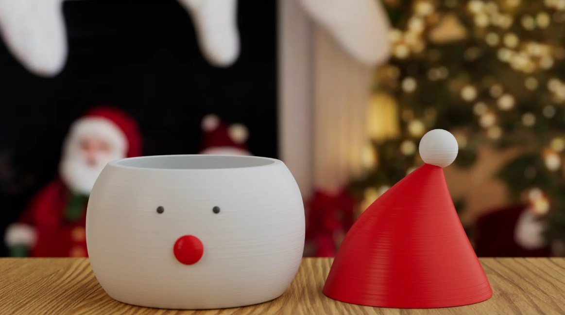 Christmas candy bowl