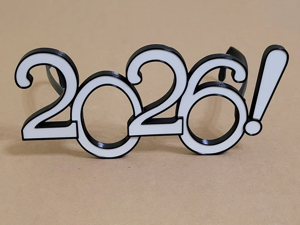 2026 New Year Eve Glasses, Graduation, Mardi Gras, Party