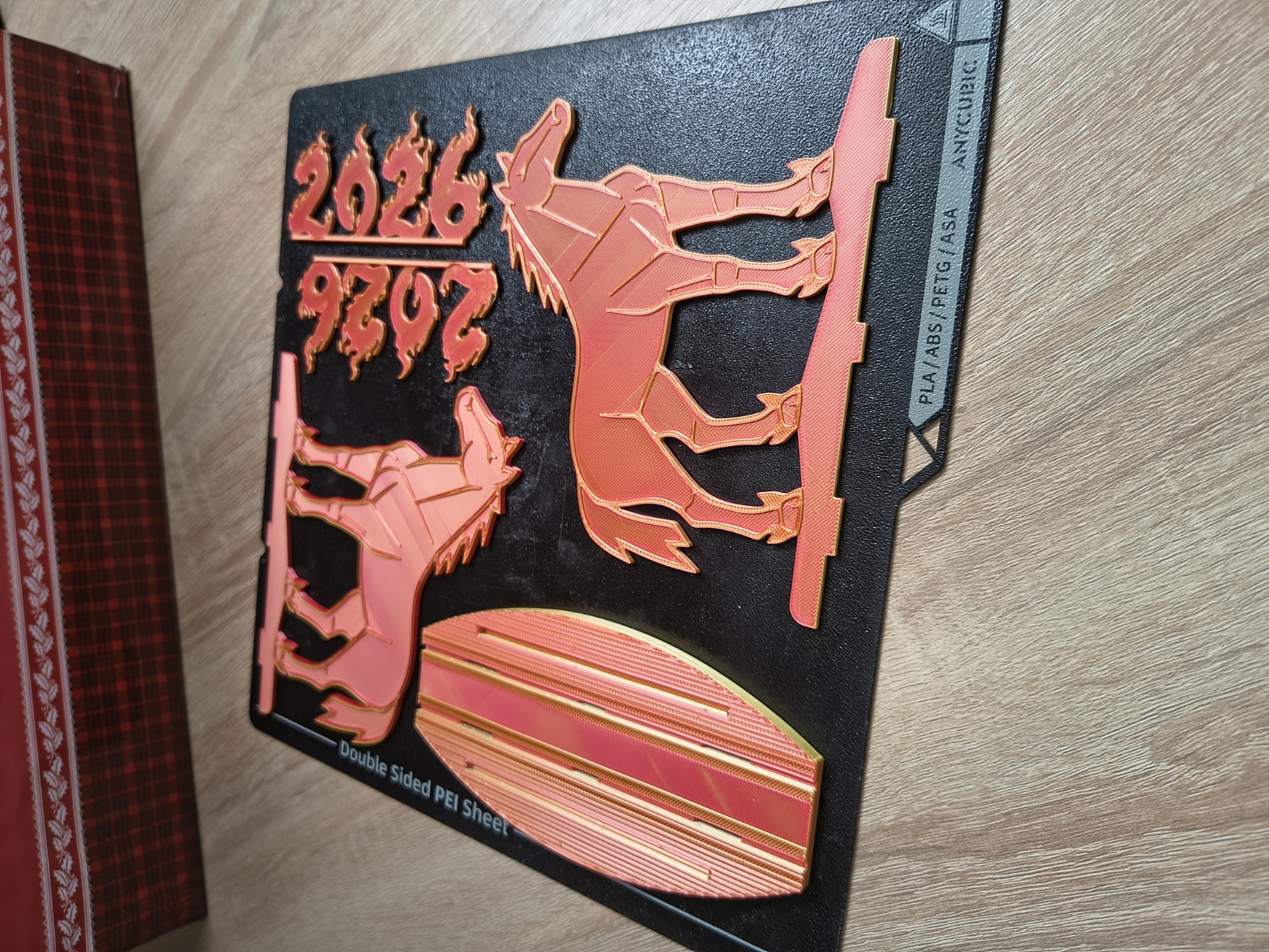 Fire Horse 2026 vertical napkin holder