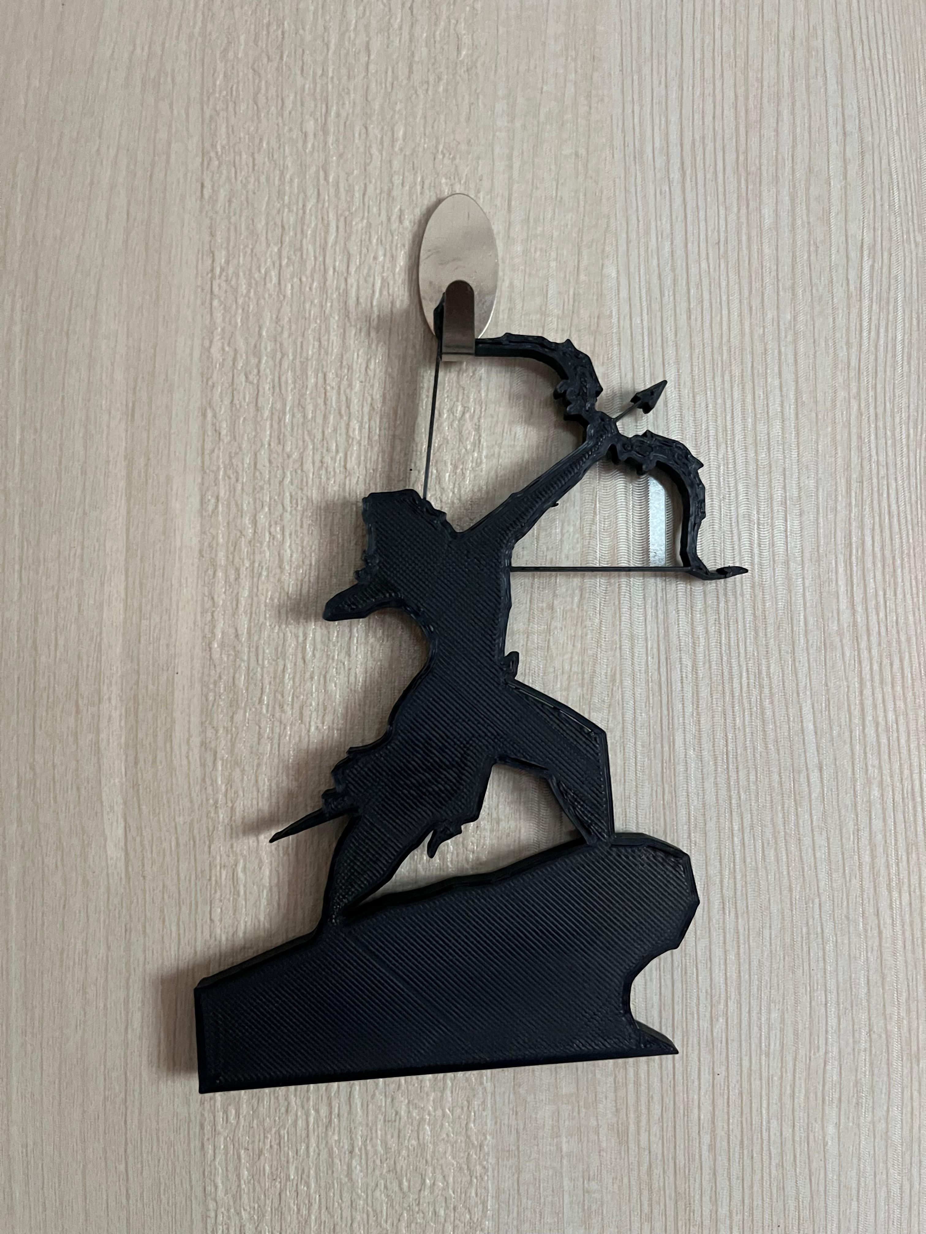 Lord Rama Stencil Art