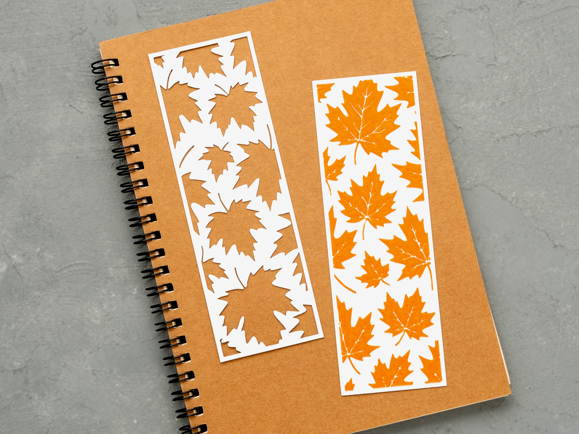 Maple Leaves Bookmarks