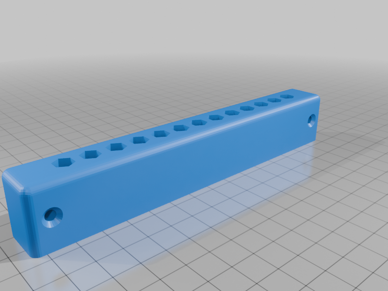 Wall-Mountable Ratchet Bit Holder