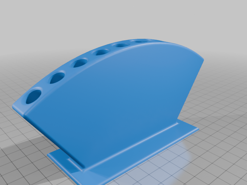 Fan-Shaped Paintbrush Holders