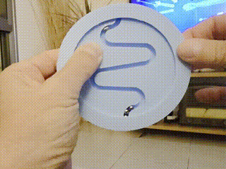 Infinity marble track